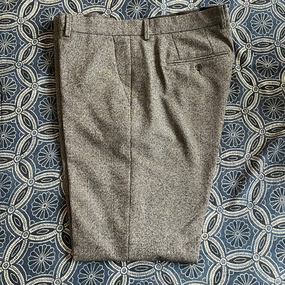 Express Photographer Dress Pant 33/30 Glen Check